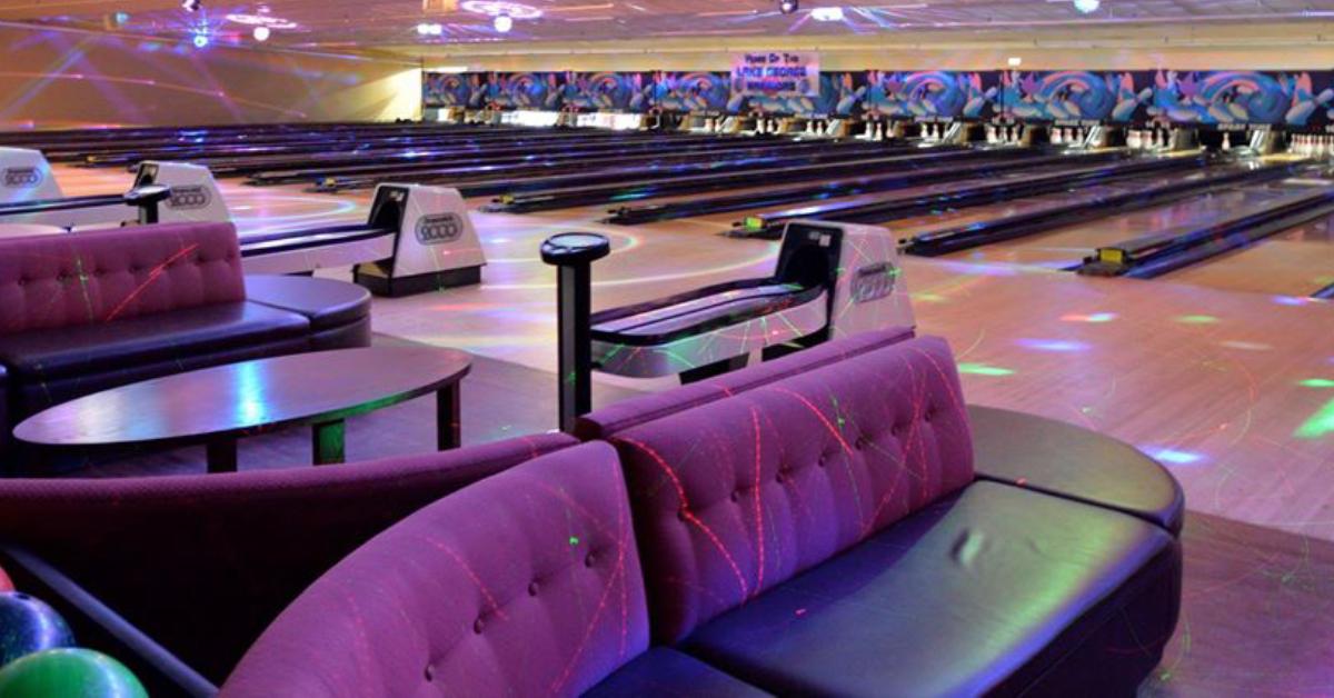 a bowling alley
