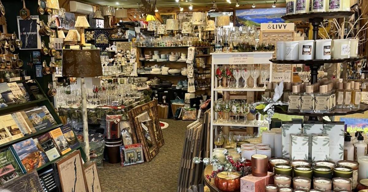 inside indian tepee gift shop