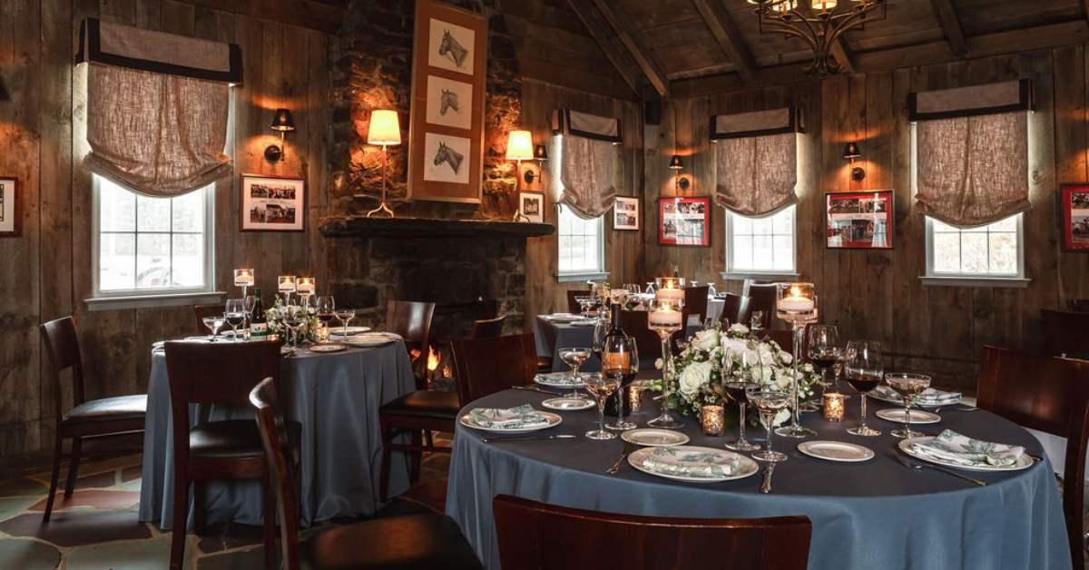 rustic dining room