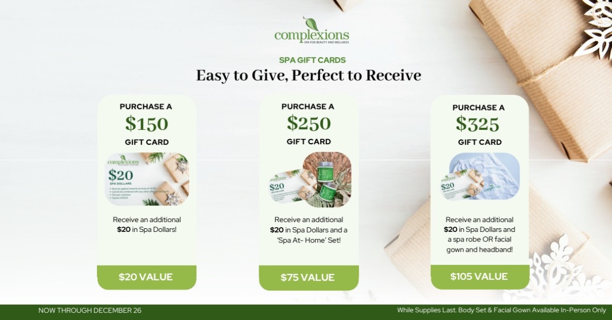 Complexions Spa Promo