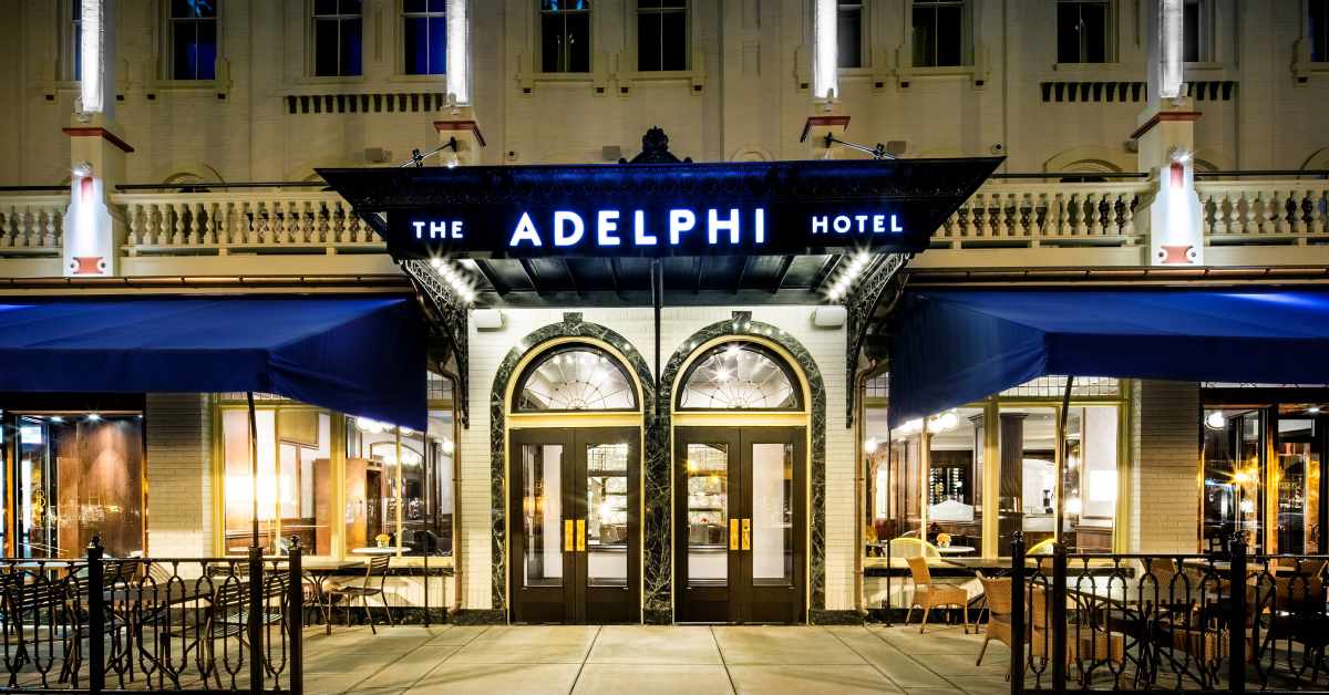 adelphi entrance