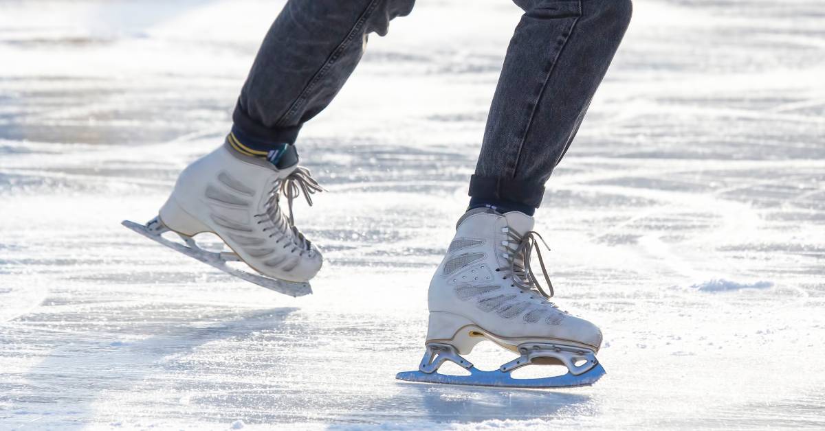 person ice skating