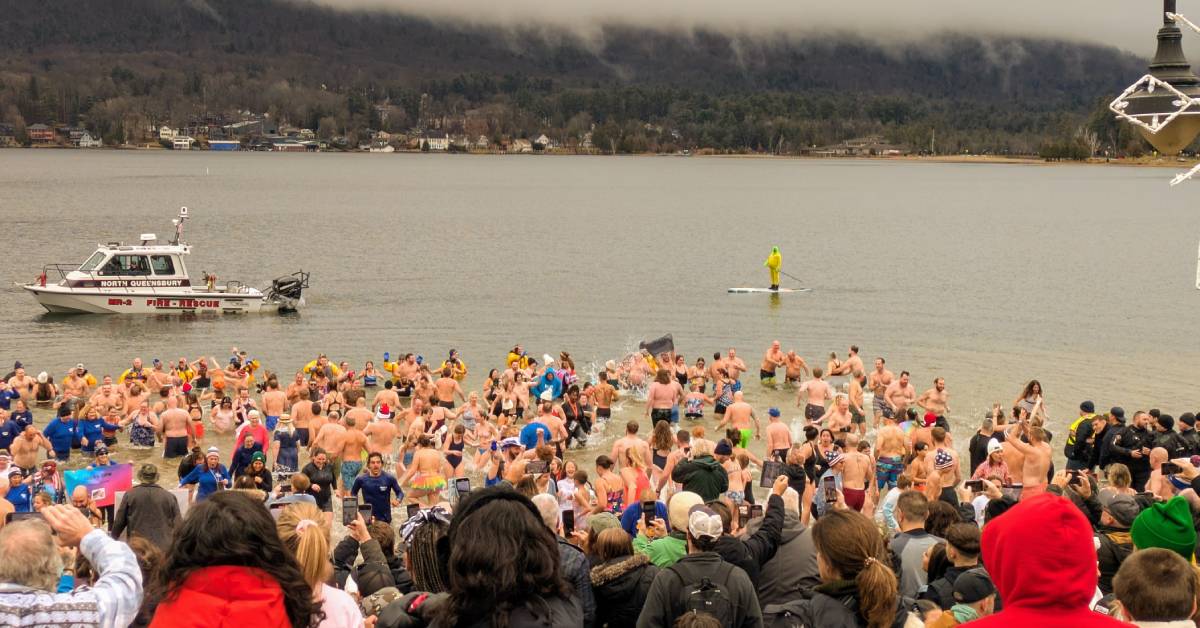 lake george polar plunge new year's day 