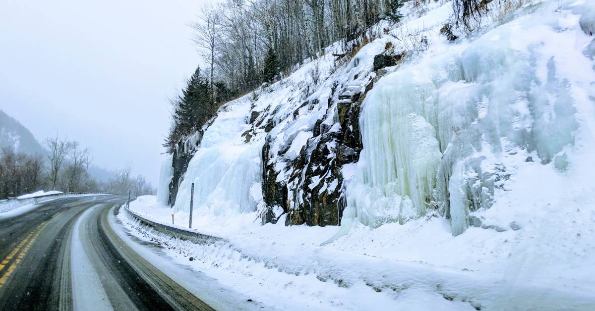 road in winter