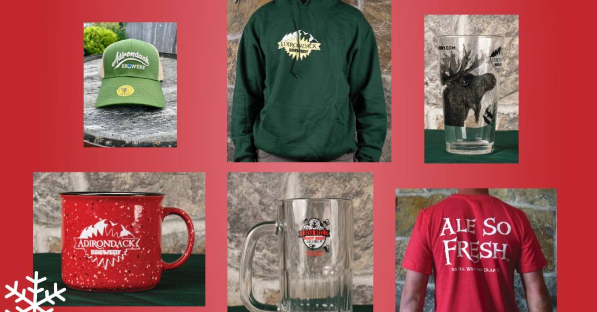 adirondack pub and brewery holiday merch
