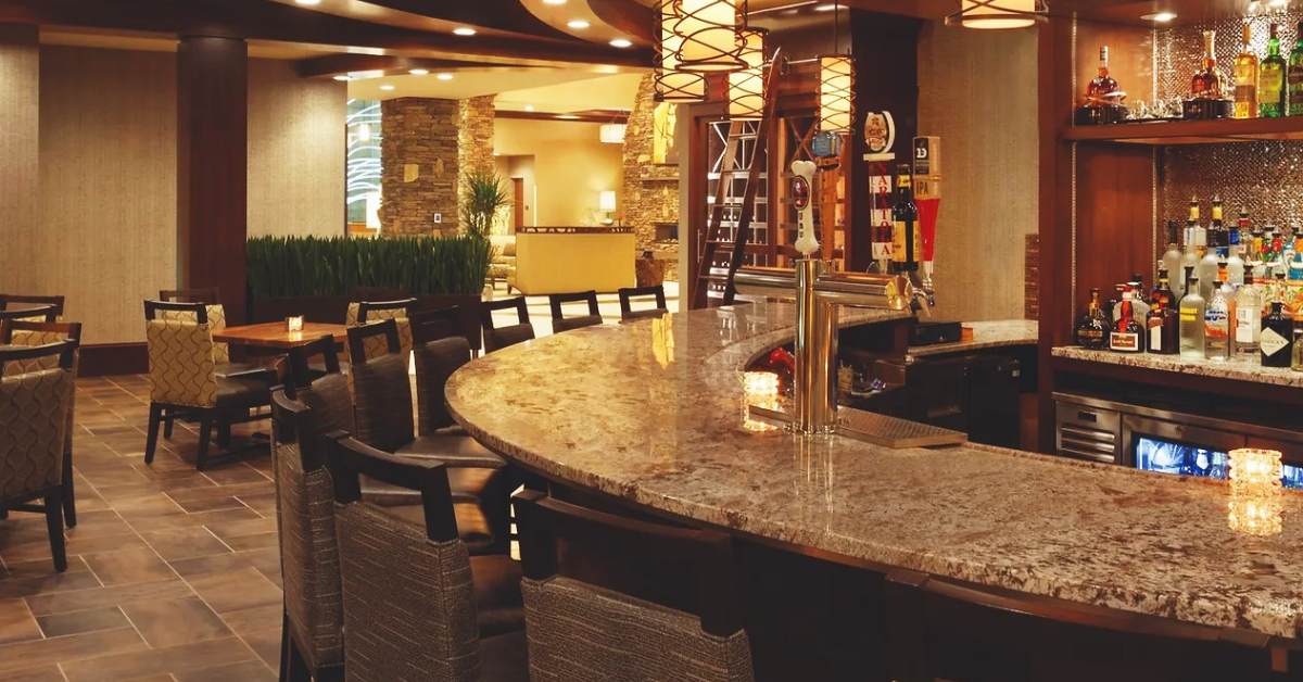 restaurant bar area