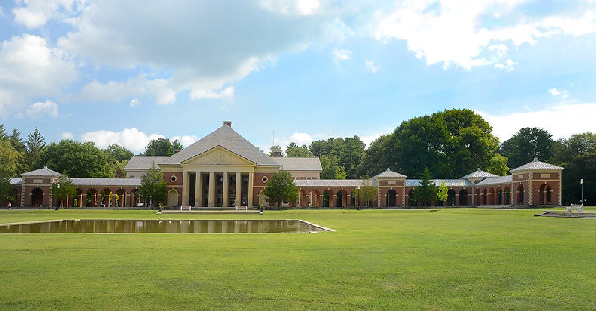 exterior of the hall of springs