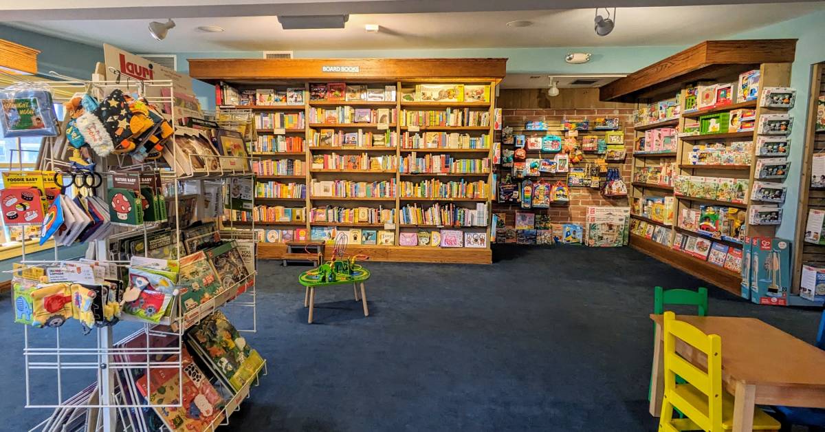 children's section in northshire bookstore
