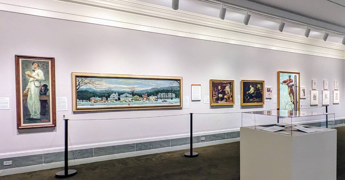 norman rockwell museum paintings