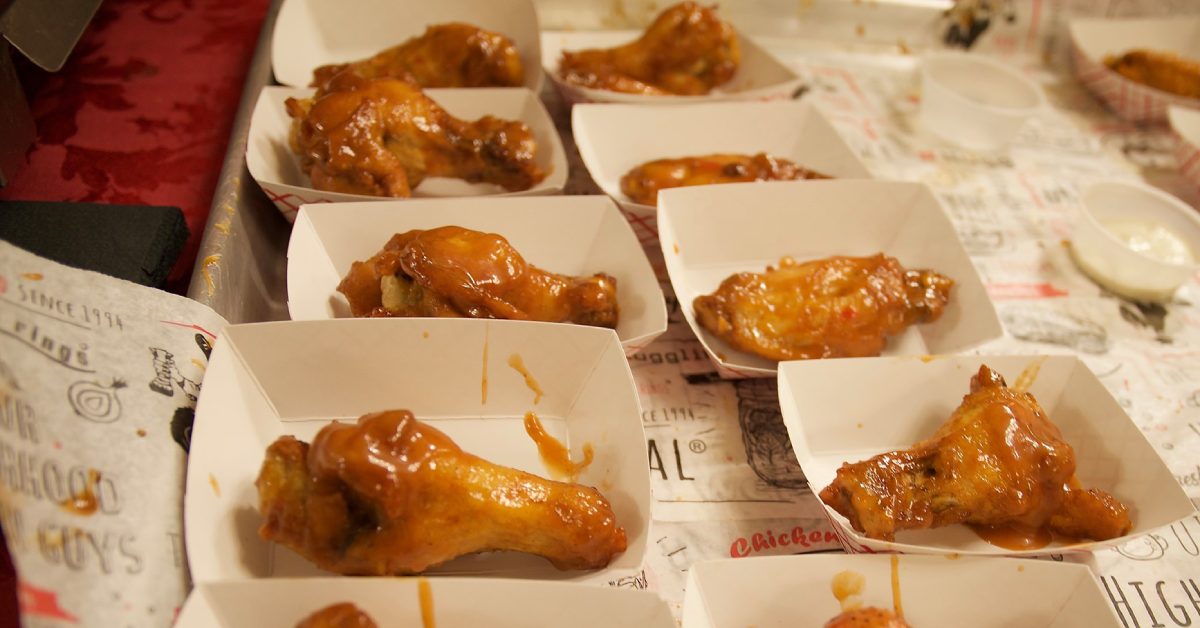 samples of chicken wings