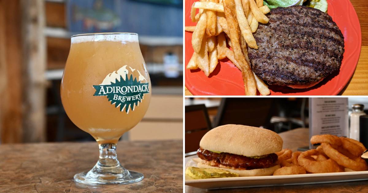 adirondack brewery beer and food