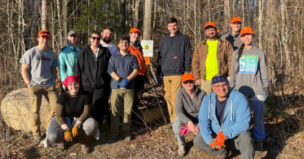 Volunteers from Saratoga PLAN's Next Generation Committee donate their time outdoors in Saratoga County.