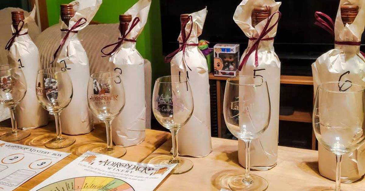 a wine tasting game from Adirondack Winery