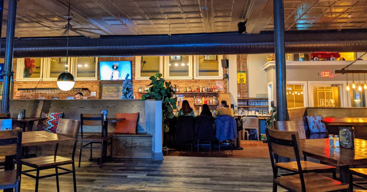 interior of downtown social