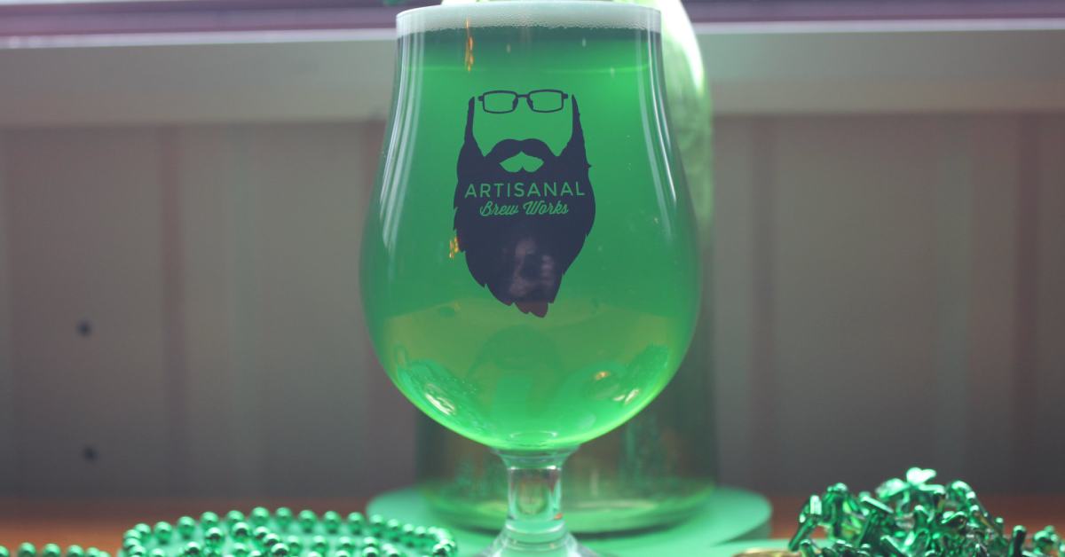 Artisanal Brew Works green beer