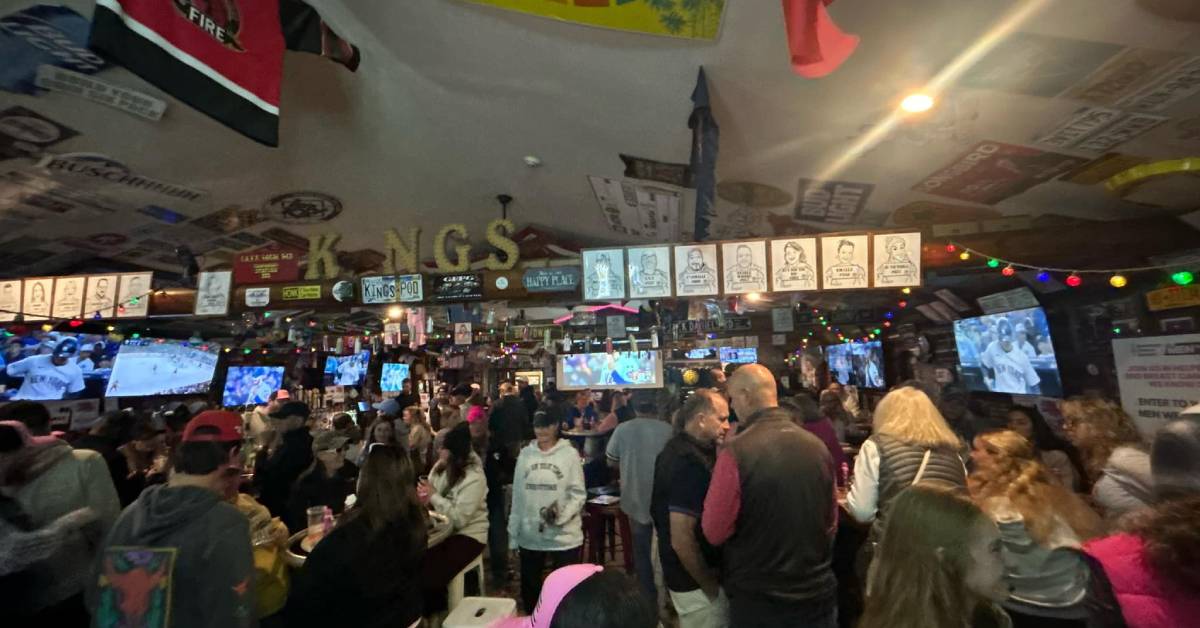 group of people inside Kings Tavern