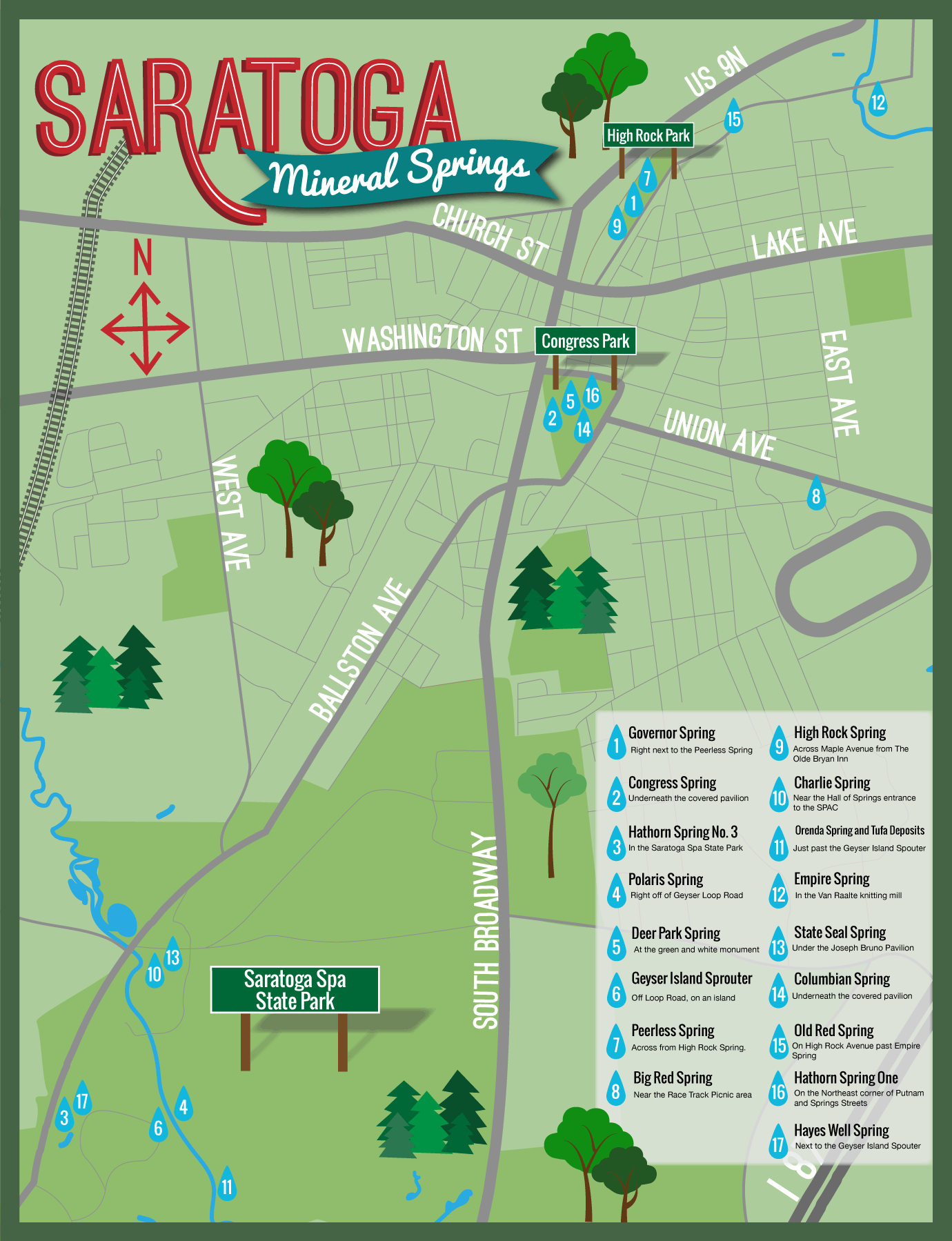 springs map