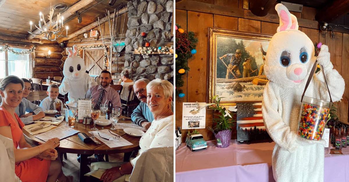easter at the log jam restaurant