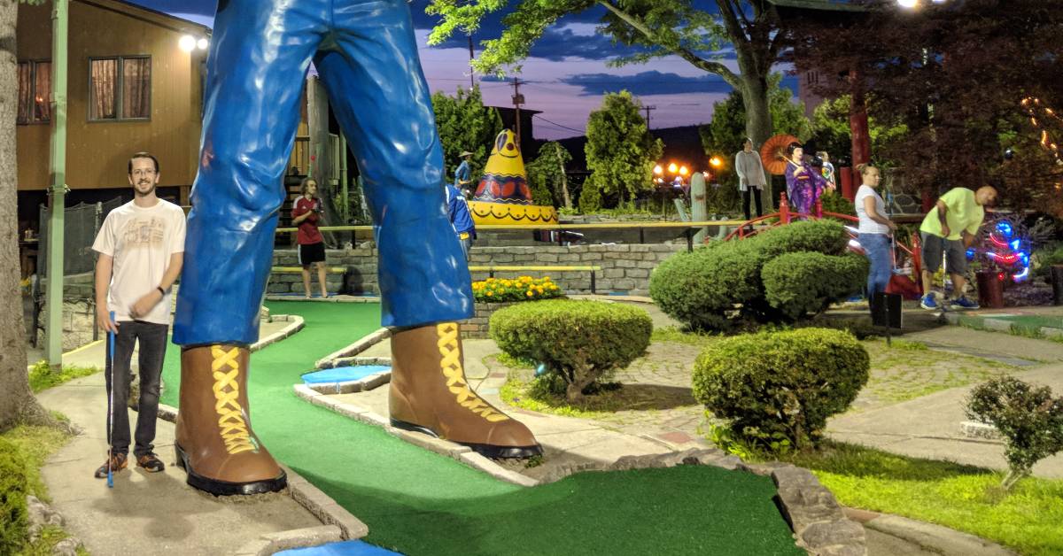 around the world mini golf