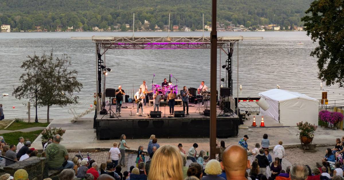 free concert by lake george
