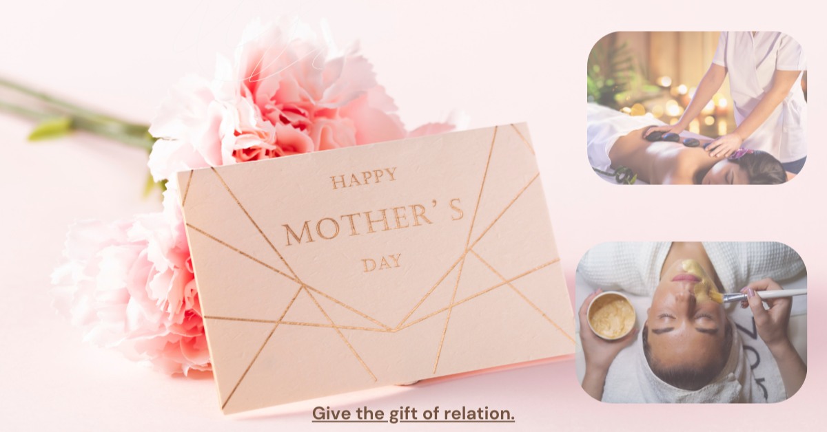 gift card promo for mother's day at a spa