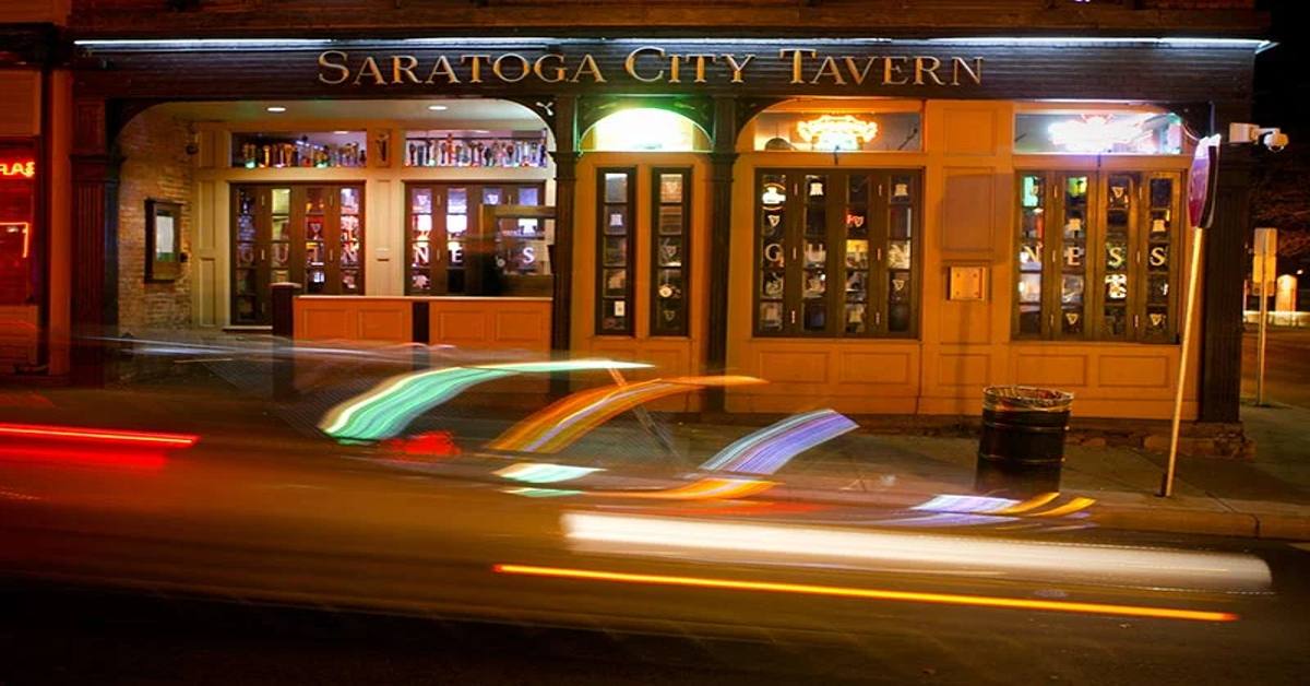 exterior of the saratoga city tavern