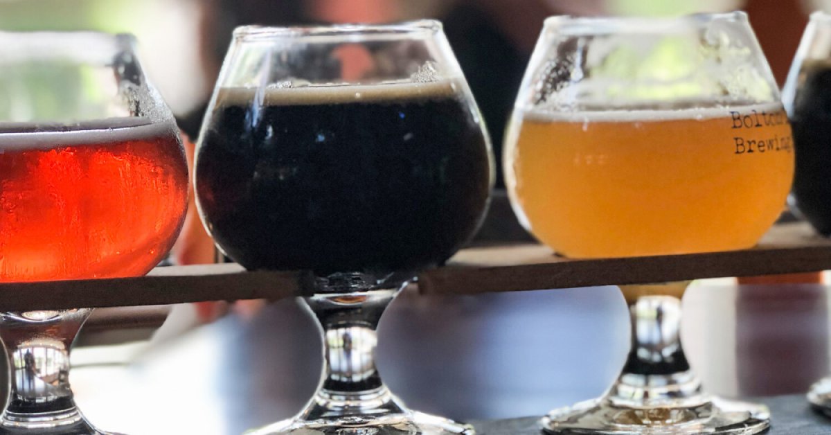 three glasses of beer
