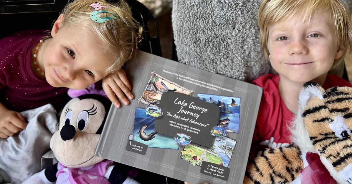 kids with lake george journey book