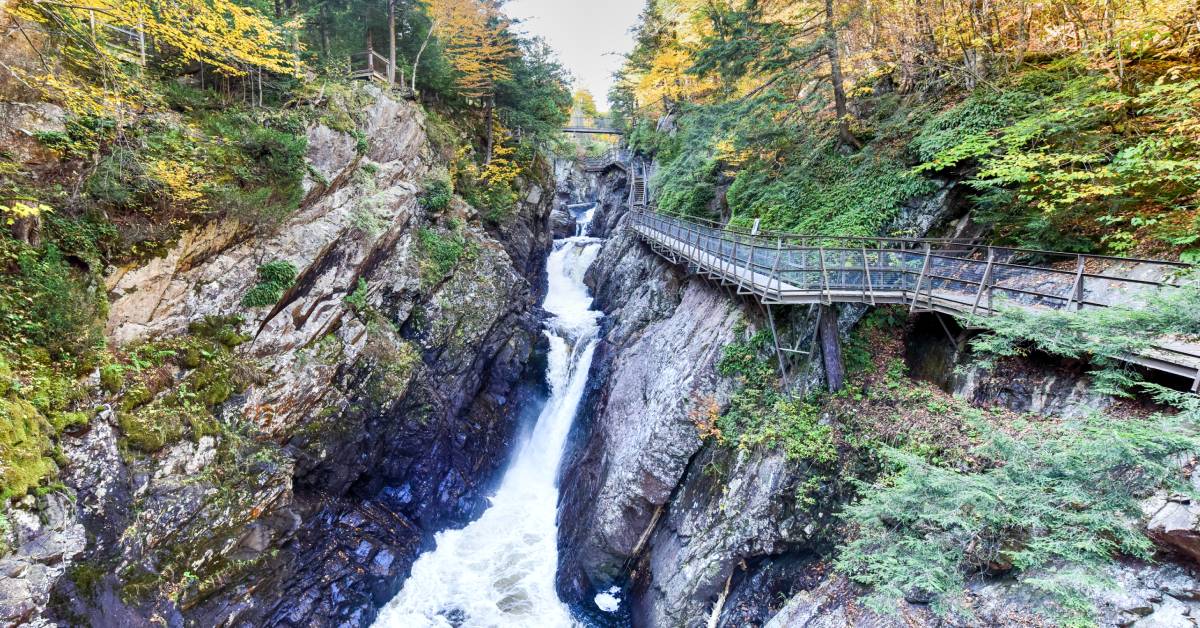 high falls gorge and walkway
