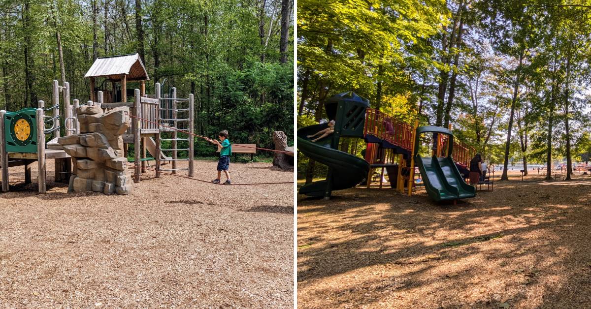 playgrounds at moreau lake state park
