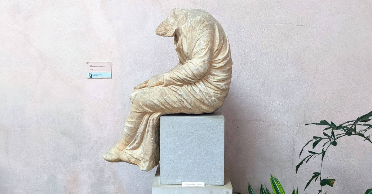 statue with no head in hyde collection