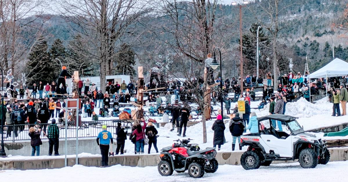 shepard park in the winter