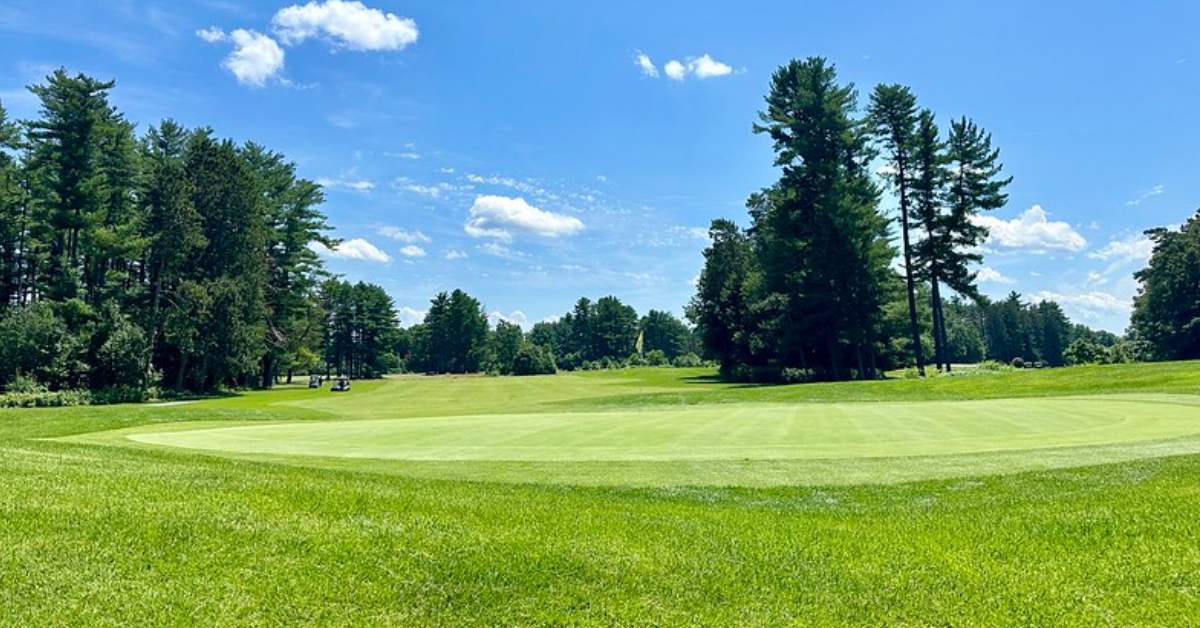a scenic golf course