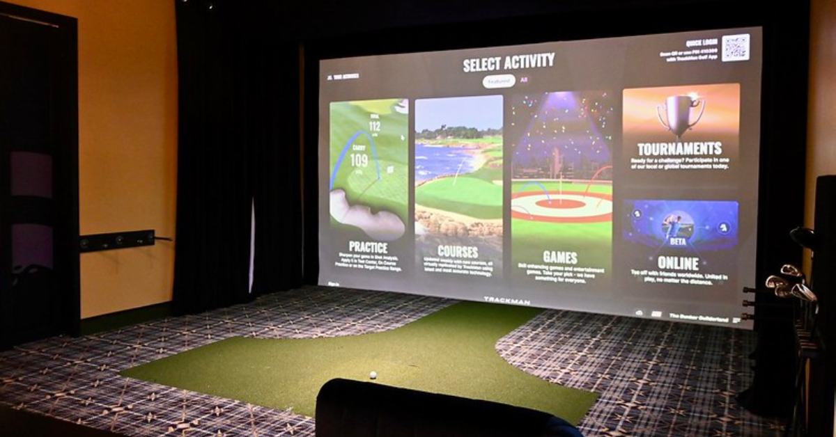 virtual golf board simulator
