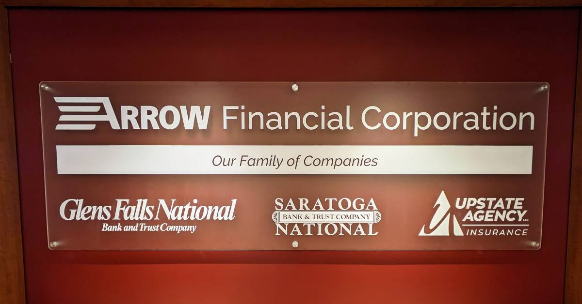 arrow financial corporation sign