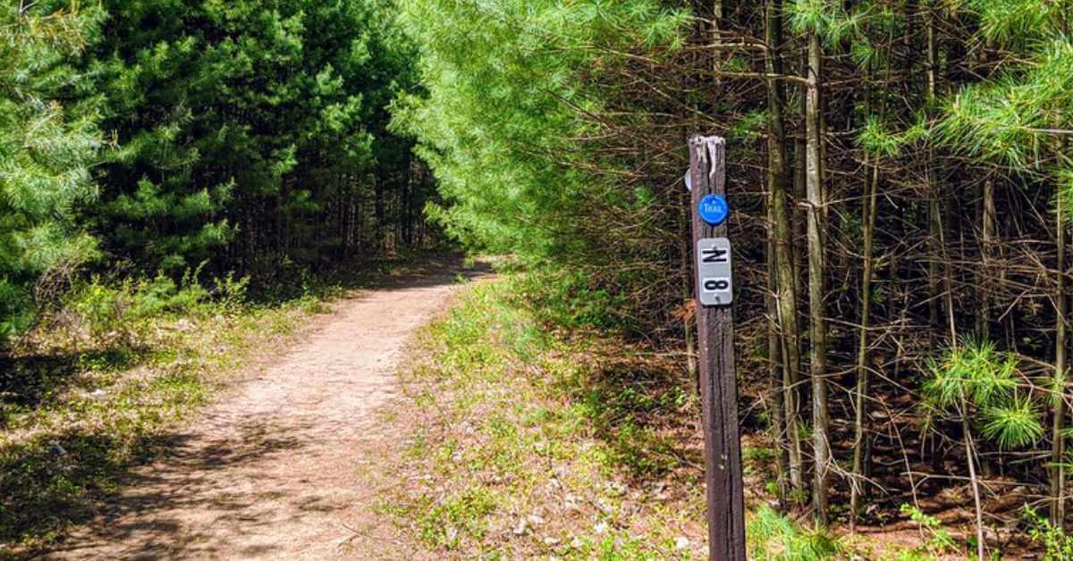 sign post for a trail