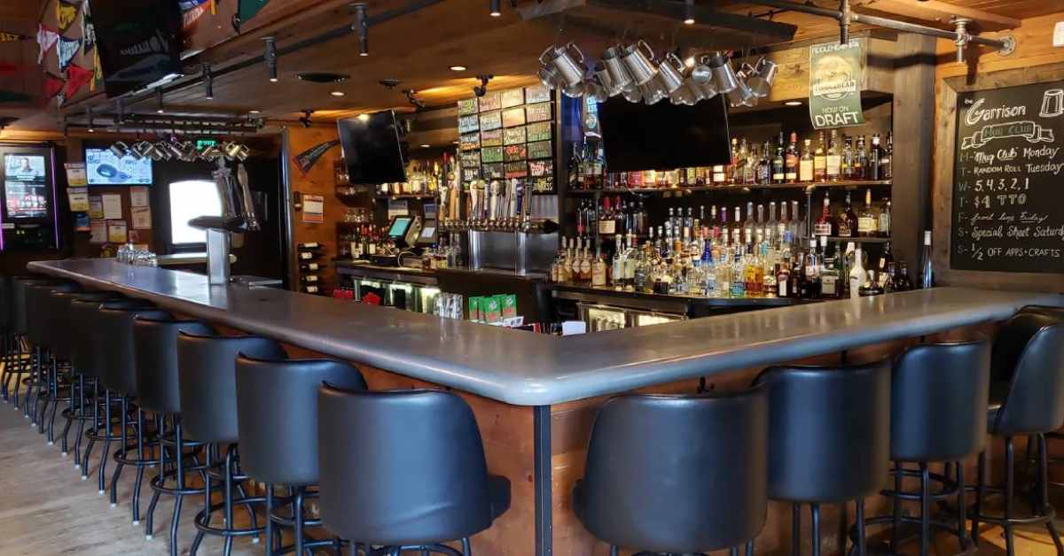 bar area