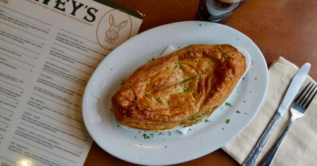 Image shows the Shepard's pie, a fan favorite menu item. 