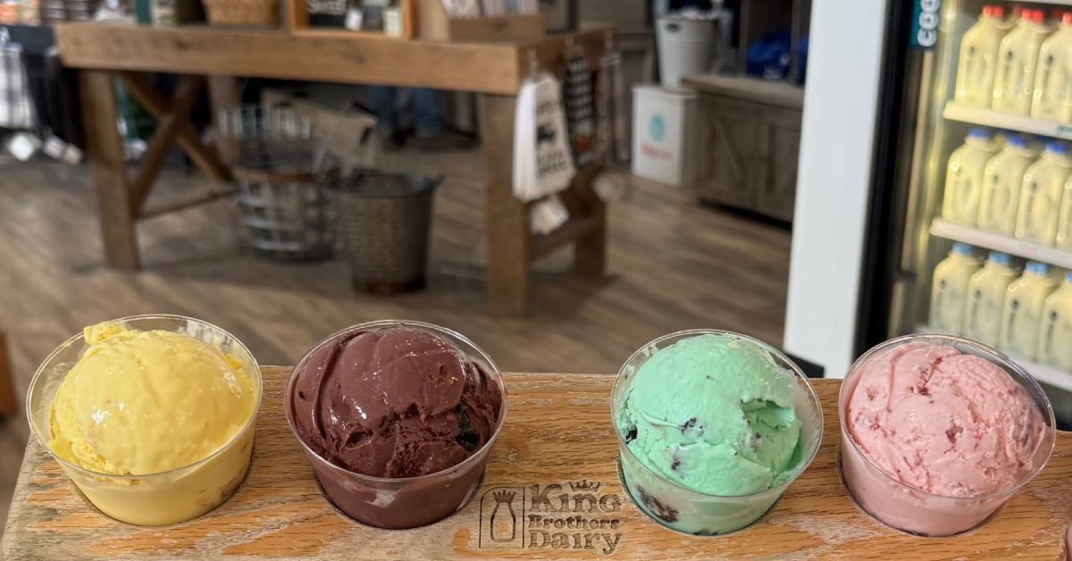 ice cream lineup
