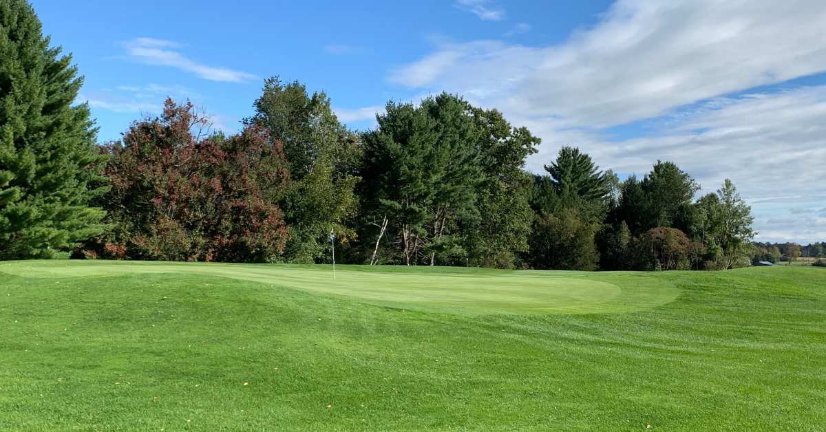green golf course