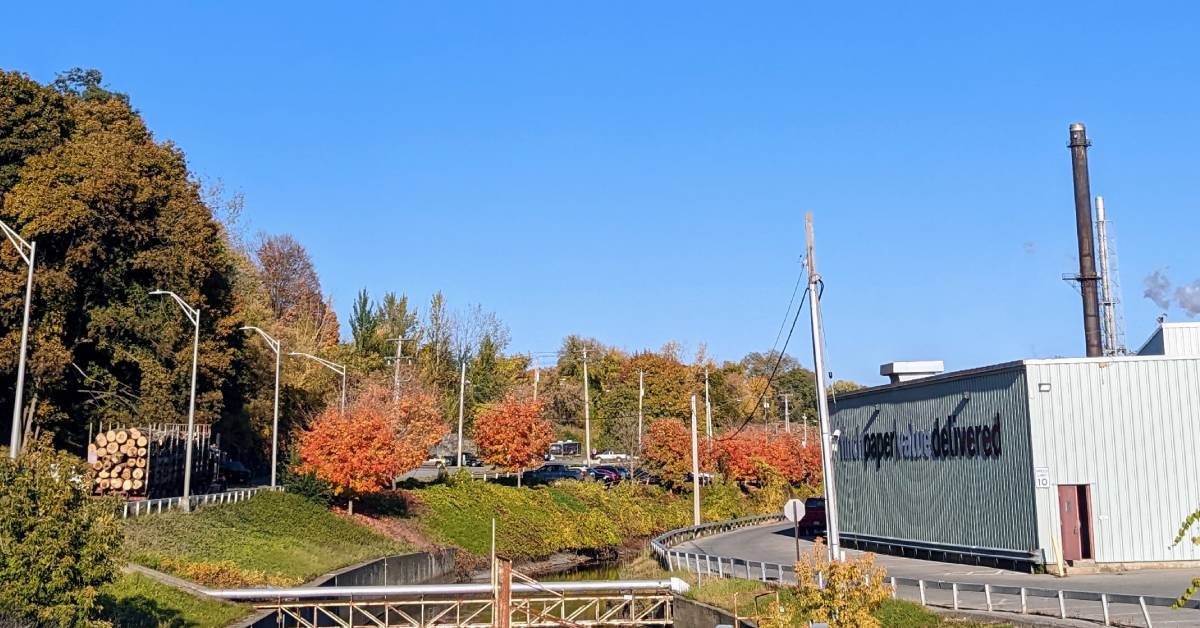 finch paper in glens falls in the fall