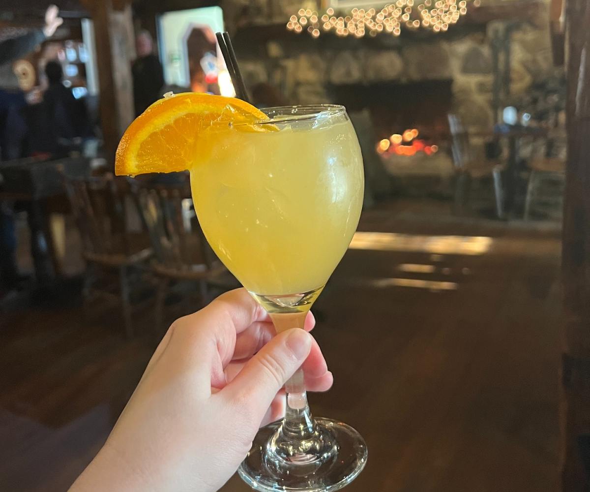 person holding a sangria