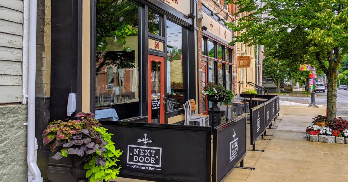 the Next Door Kitchen & Bar patio