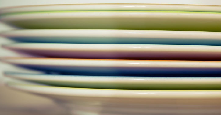 stacked plates