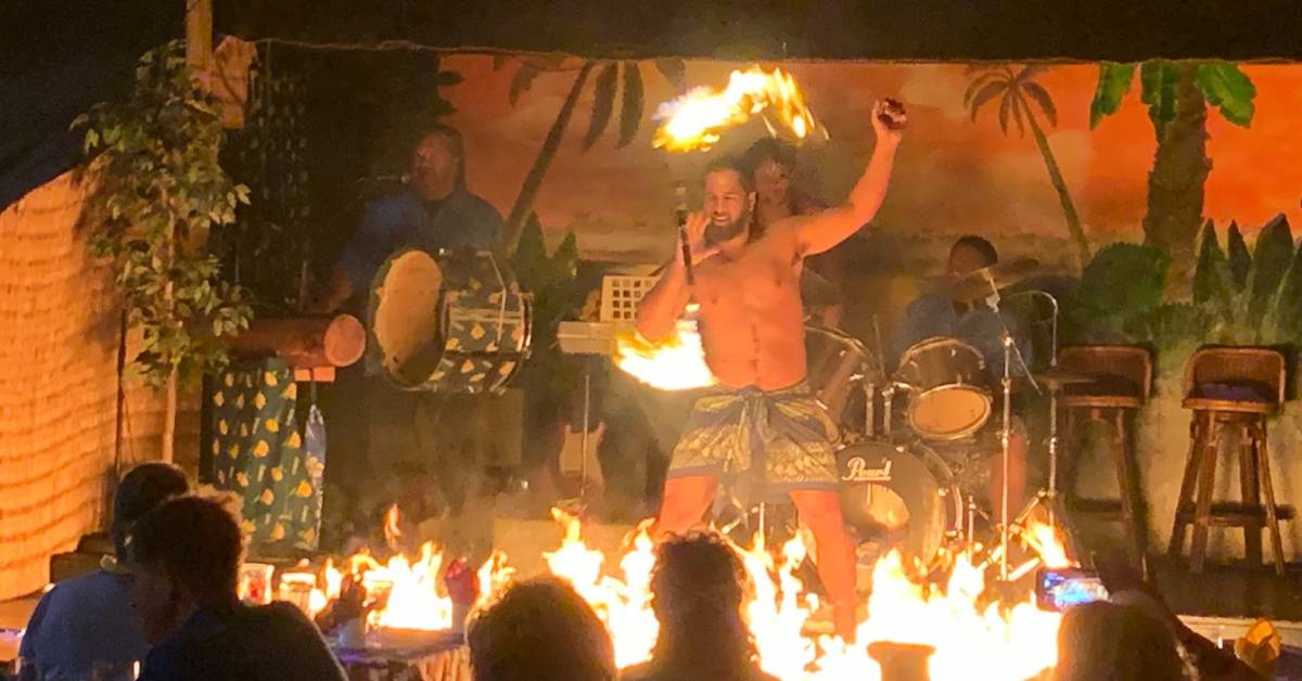 fire dance at waikiki supper club in lake george