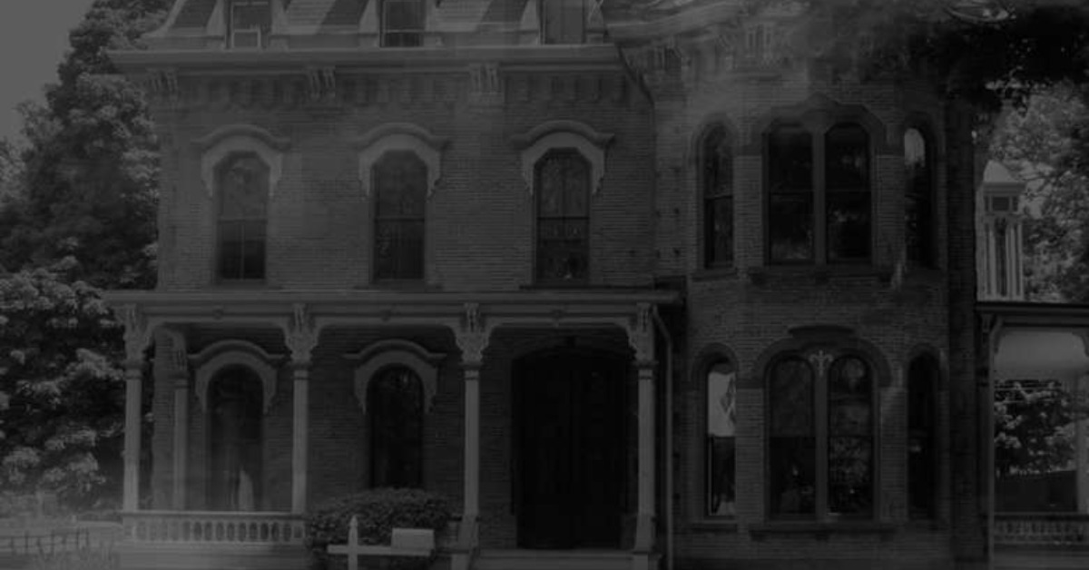a spooky looking house