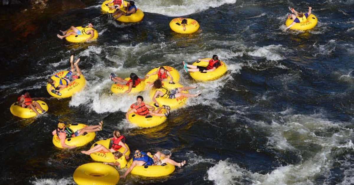 whitewater rafting trip