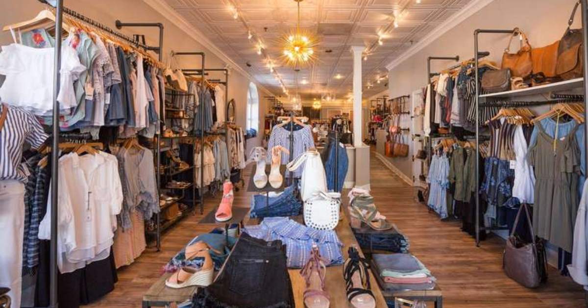 Inside of Violet's of Saratoga