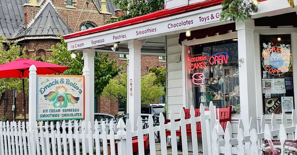 exterior of emack and bolio's