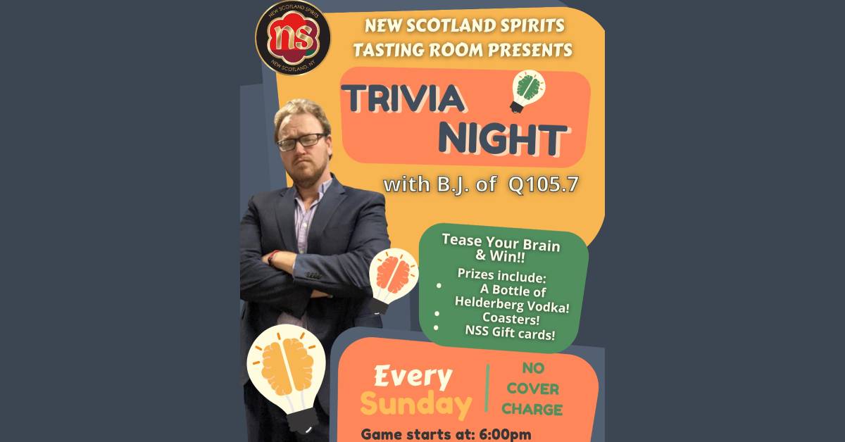 trivia night at new scotland spirits tasting room